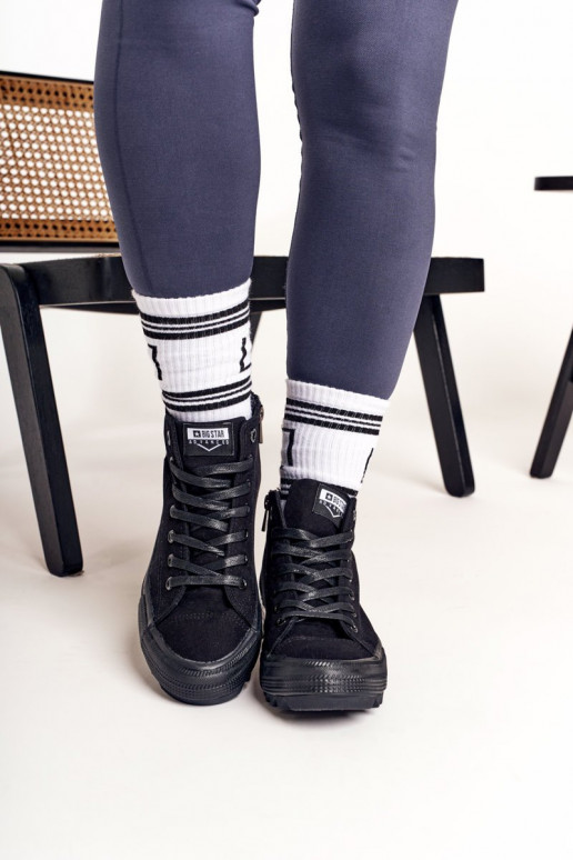 scarpe per il tempo libero con suola a pianta larga BIG STAR FF274244 colore nero