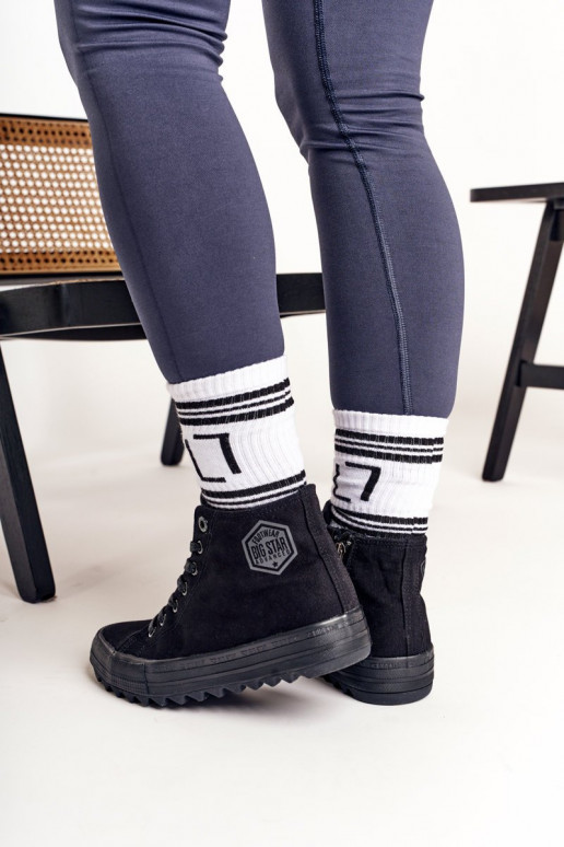 scarpe per il tempo libero con suola a pianta larga BIG STAR FF274244 colore nero