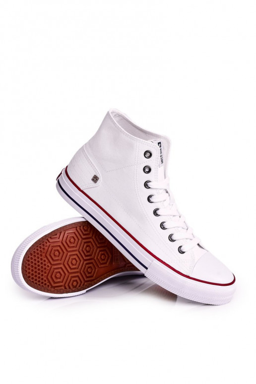 Scarpe da uomo per il tempo libero modello classico con suola BIG STAR DD174251 colore bianco