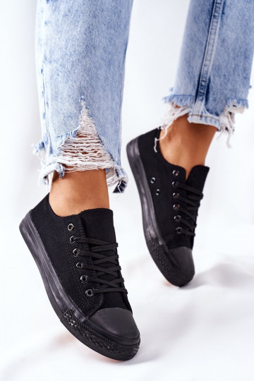 Scarpe casual modello classico in colore nero
