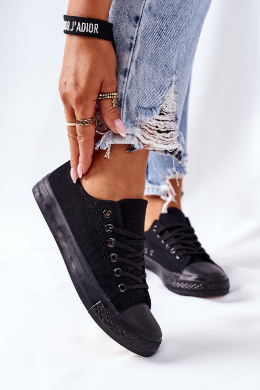 Scarpe casual modello classico in colore nero