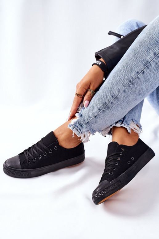 Scarpe casual modello classico in colore nero