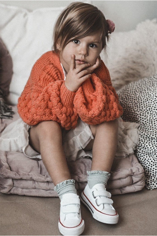 Scarpe per il tempo libero da bambino con chiusure adesive BIG STAR HH374199 colore bianco