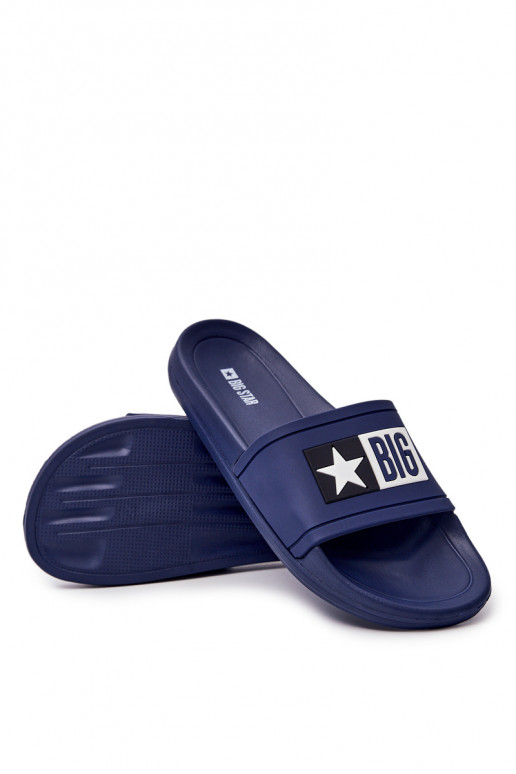 Ciabatte Big Star DD174701 blu scuro