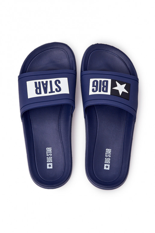 Ciabatte Big Star DD174701 blu scuro