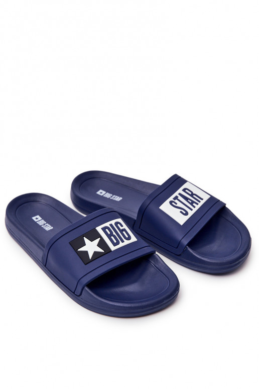 Ciabatte Big Star DD174701 blu scuro
