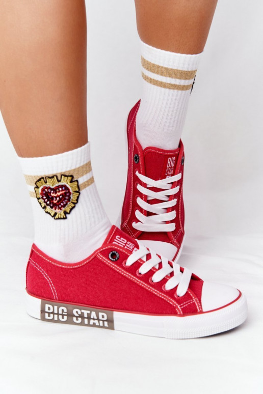 Scarpe da donna BIG STAR HH274115 rosse