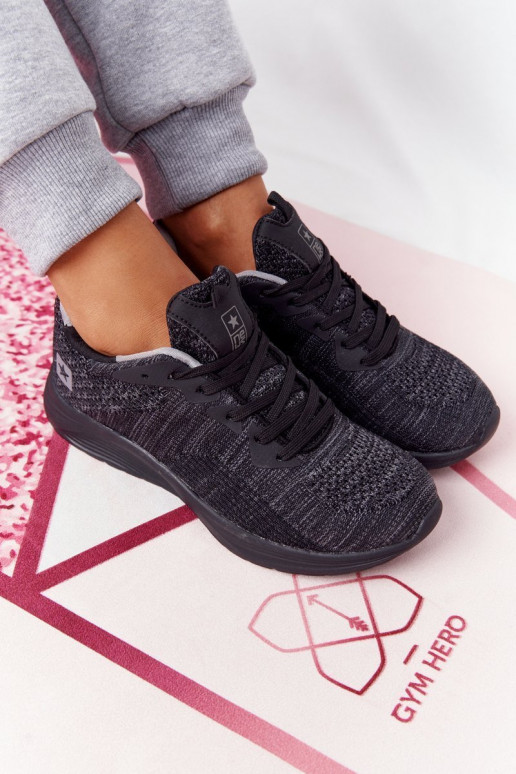 Scarpe stile sportivo Comfort Foam colore nero Long Distance