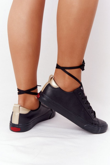 Sneakers in pelle naturale CROSS JEANS HH2R4003C colore nero 2