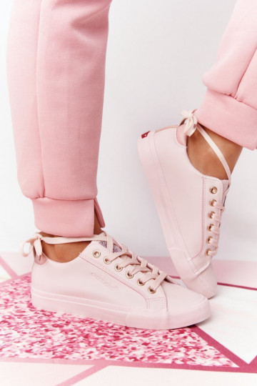 Sneakers in pelle naturale CROSS JEANS HH2R4004C colore rosa