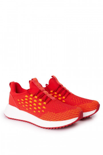da uomo Scarpe stile sportivo Memory Foam Big Star FF174240 colore rosso