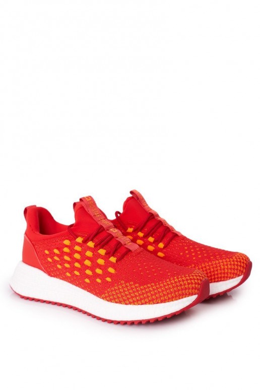 da uomo Scarpe stile sportivo Memory Foam Big Star FF174240 colore rosso