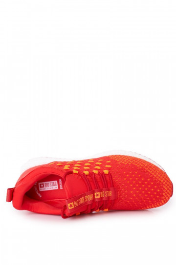 da uomo Scarpe stile sportivo Memory Foam Big Star FF174240 colore rosso 2