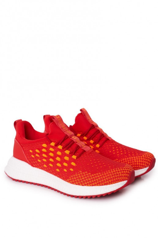 da uomo Scarpe stile sportivo Memory Foam Big Star FF174240 colore rosso