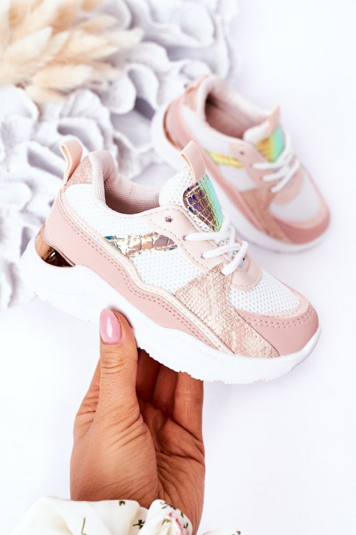 Scarpe sportive per bambini Modello sneakers scarpe colore rosa Game Time Scarpe sportive per bambini Modello sneakers scarpe colore rosa Game Time