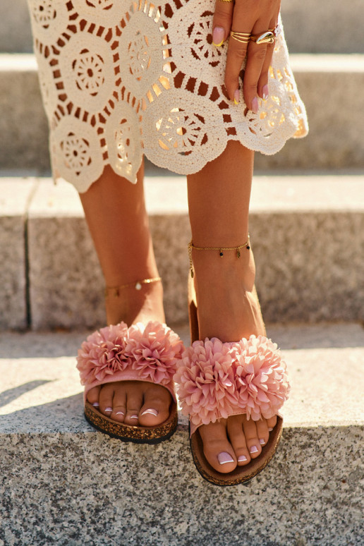 Pantofole rosa Flowerbomb