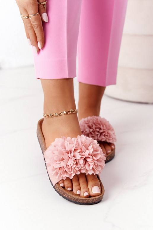 Pantofole rosa Flowerbomb