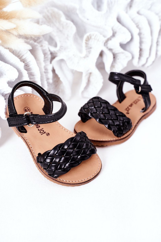 Sandali per bambini in colore nero Bailly