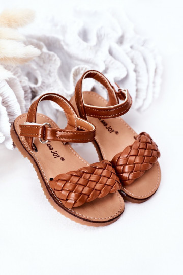 Sandali per bambini in colore marrone Bailly