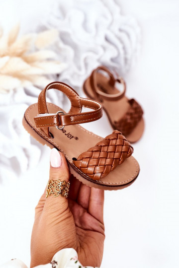 Sandali per bambini in colore marrone Bailly 2