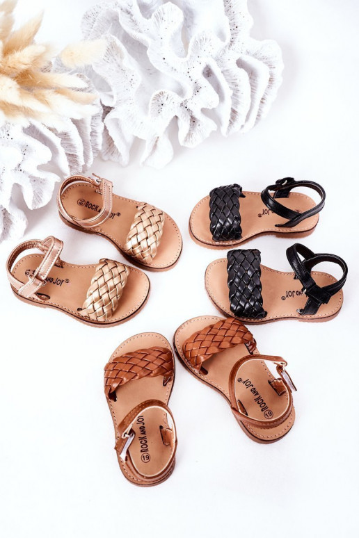 Sandali per bambini in colore marrone Bailly