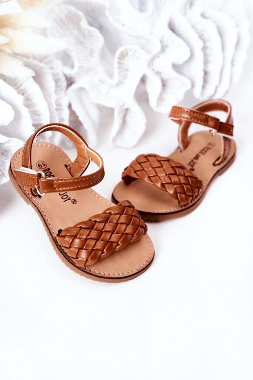 Sandali per bambini in colore marrone Bailly