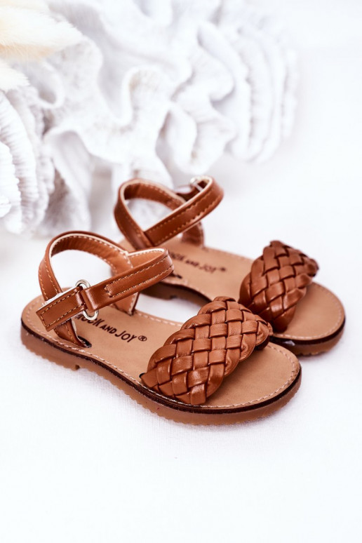 Sandali per bambini in colore marrone Bailly