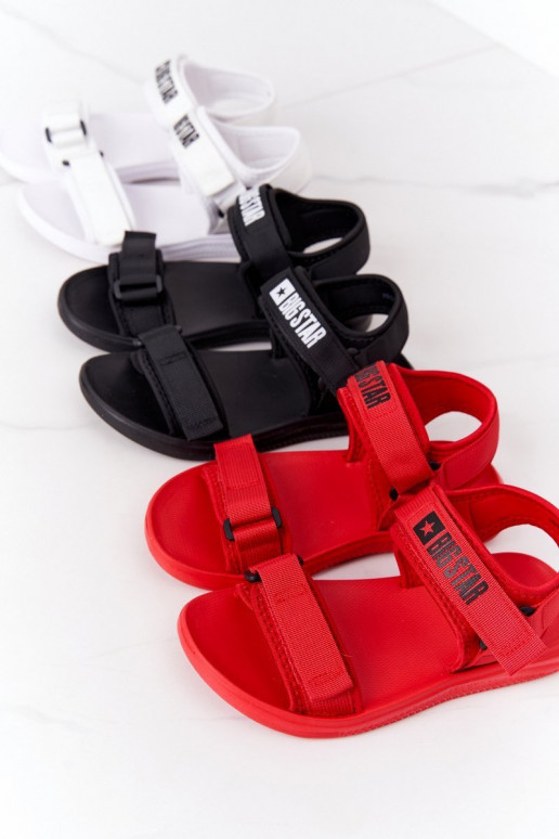 Sandali stile sportivo Big Star HH274A026 colore bianco