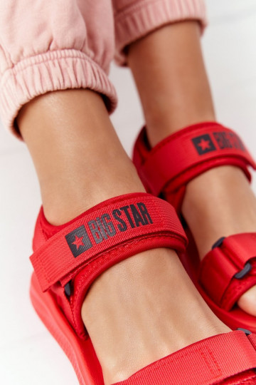 Sandali stile sportivo Big Star HH274A027 rosso 2