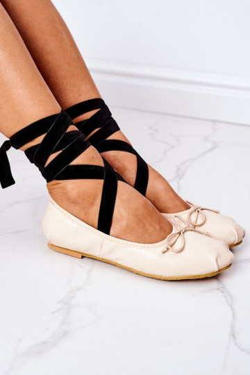 ballerine con nastri Lu Boo Nude