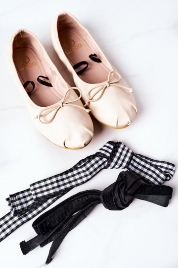 ballerine con nastri Lu Boo Nude 2