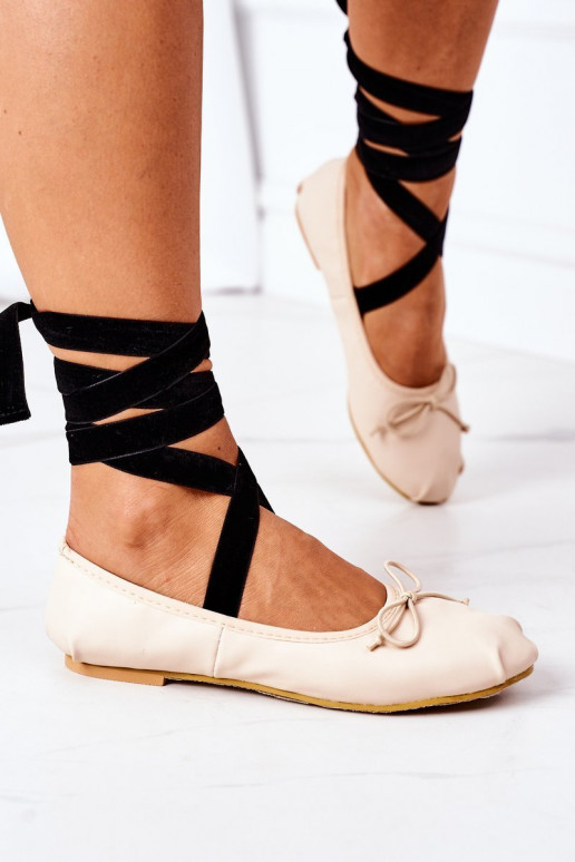 ballerine con nastri Lu Boo Nude ballerine con nastri Lu Boo Nude