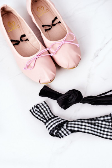 ballerine con nastri Lu Boo rosa 2