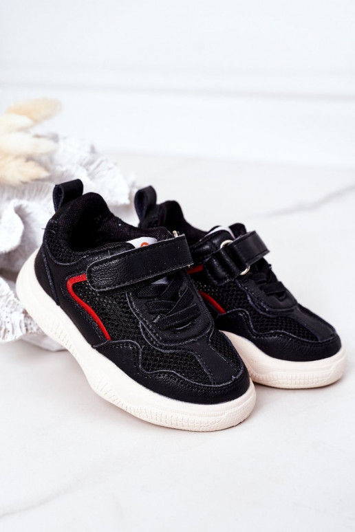 Scarpe sportive per bambini Scarpe da ginnastica modello scarpe colore nero Divertimento Scarpe sportive per bambini Scarpe da ginnastica modello scarpe colore nero Divertimento
