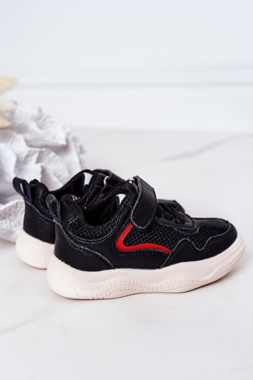 Scarpe sportive per bambini Scarpe da ginnastica modello scarpe colore nero Divertimento Scarpe sportive per bambini Scarpe da ginnastica modello scarpe colore nero Divertimento