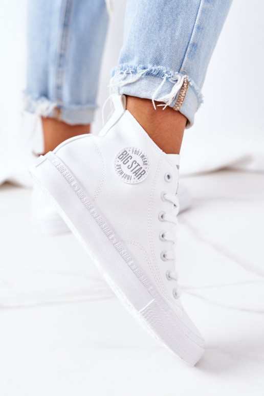 scarpe per il tempo libero con suola Big Star GG274016 colore bianco