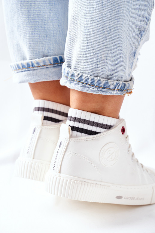 Scarpe per il tempo libero Cross Jeans colore bianco II2R4022 Scarpe per il tempo libero Cross Jeans colore bianco II2R4022