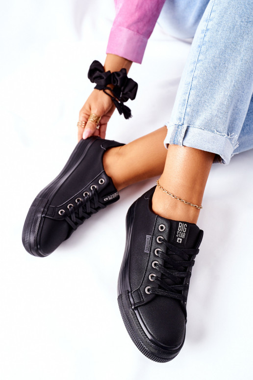 Scarpe da donna con plateau BIG STAR II274345 nero Scarpe da donna con plateau BIG STAR II274345 nero