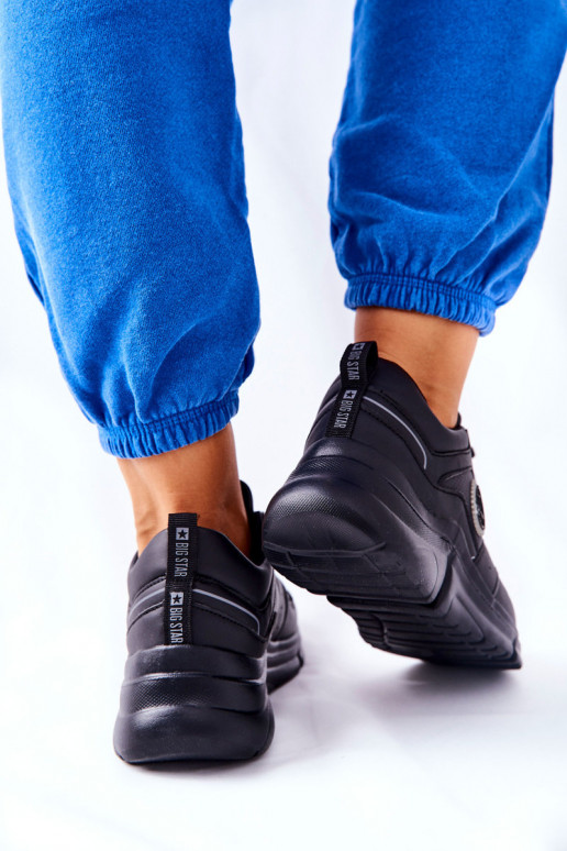 Scarpe stile sportivo con plateau Big Star II274313 colore nero