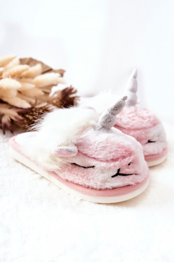 Pantofole riscaldate Colore bianco-rosa Ronee