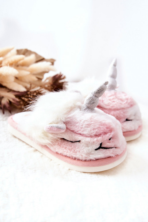 Pantofole riscaldate Colore bianco-rosa Ronee