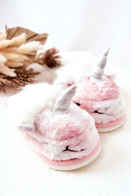 Pantofole riscaldate Colore bianco-rosa Ronee