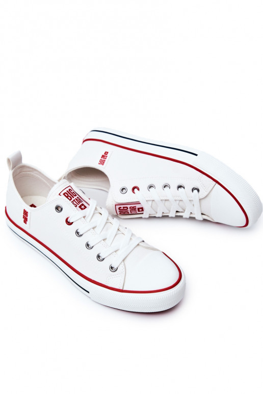 Scarpe da tempo libero da uomo BIG STAR JJ174069 colore bianco Scarpe da tempo libero da uomo BIG STAR JJ174069 colore bianco