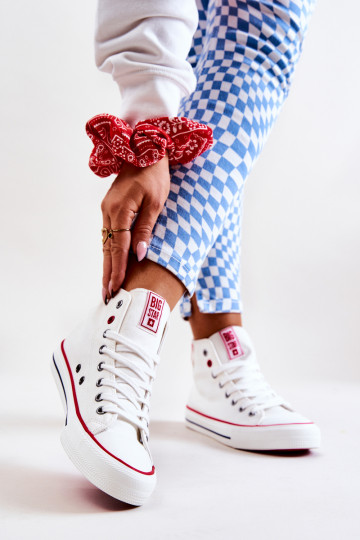 scarpe per il tempo libero con suola Big Star JJ274127 colore bianco