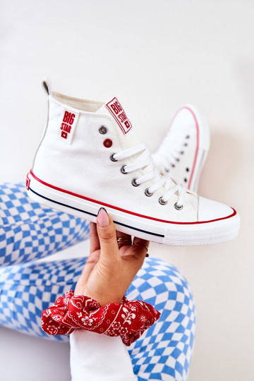 scarpe per il tempo libero con suola Big Star JJ274127 colore bianco 2