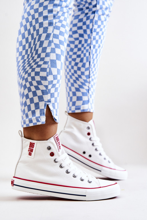 scarpe per il tempo libero con suola Big Star JJ274127 colore bianco scarpe per il tempo libero con suola Big Star JJ274127 colore bianco