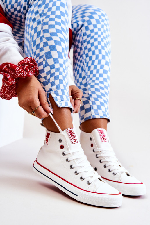 scarpe per il tempo libero con suola Big Star JJ274127 colore bianco scarpe per il tempo libero con suola Big Star JJ274127 colore bianco