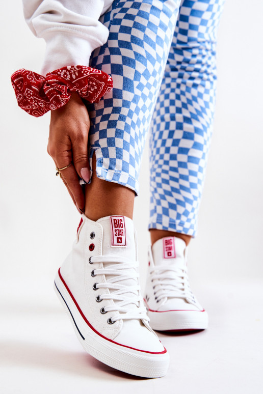 scarpe per il tempo libero con suola Big Star JJ274127 colore bianco scarpe per il tempo libero con suola Big Star JJ274127 colore bianco