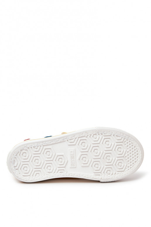 Scarpe casual da bambino con chiusure adesive BIG STAR JJ374056 colore giallo Scarpe casual da bambino con chiusure adesive BIG STAR JJ374056 colore giallo