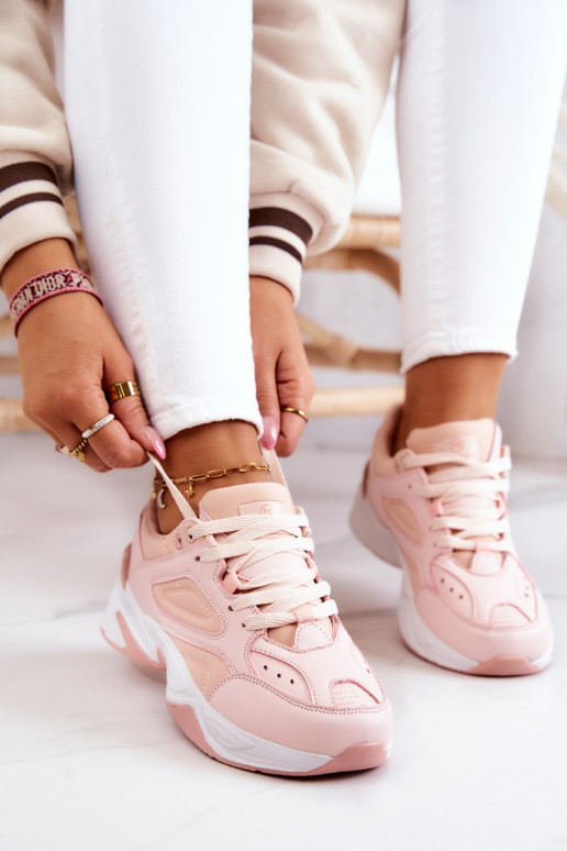 Scarpe stile sportivo con cinturini in colore rosa Hassie